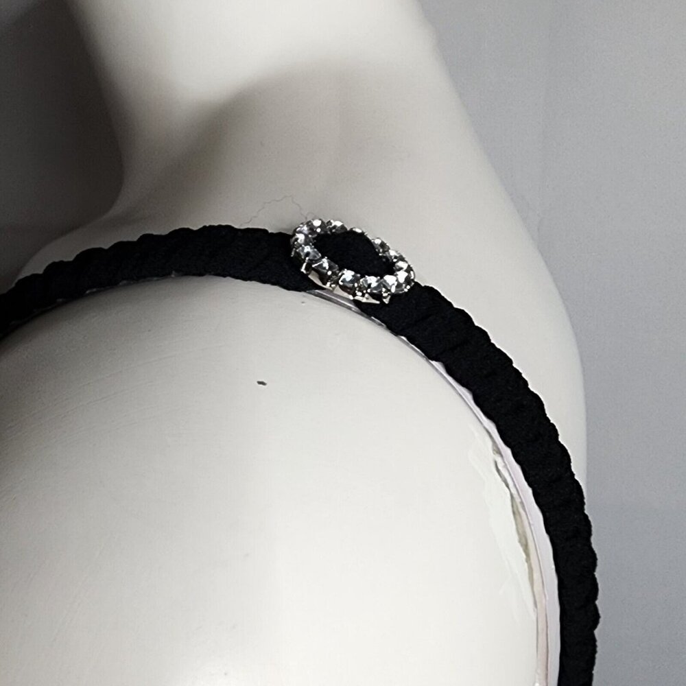 Connected Apparel Solid All Black Spaghetti Strap… - image 5